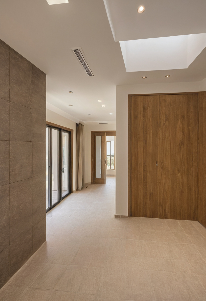 Which Dubai approvals and completion records belong in the villa handover booklet shown in a luxury residential interior